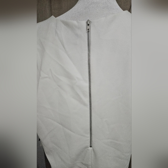 LULU'S Dance a Little Lace White Embroidered Short Sleeve Shift Dress. M NWT - Picture 14 of 16